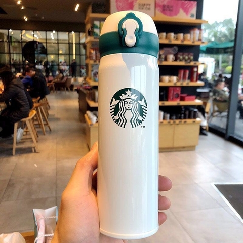 Bình giữ nhiệt STARBUCKS 400ml (màu xanh)