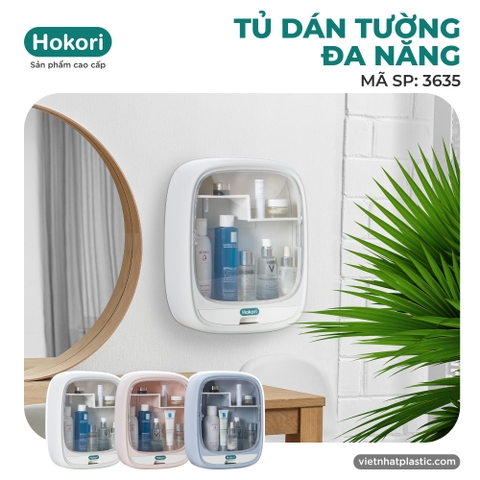 Tủ mỹ phẩm dán tường đa năng Hokori