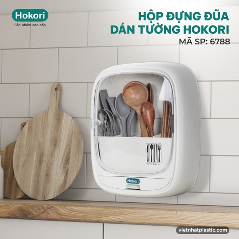 Hộp đựng đũa dán tường Hokori