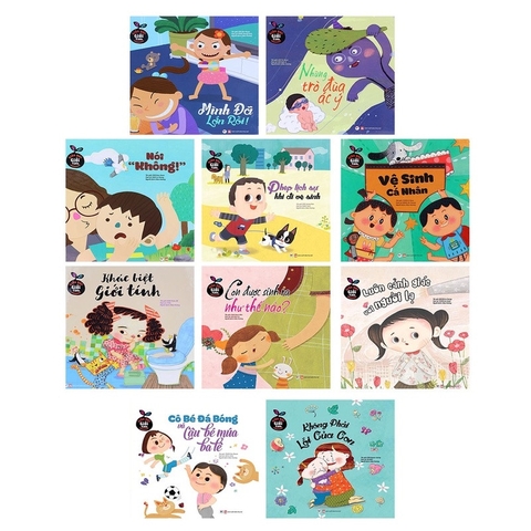 Combo 10 cuốn sách giáo dục giới tính cho trẻ