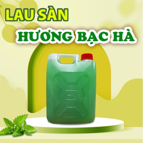 Nước lau sàn nhà hương bạc hà can 5 lít