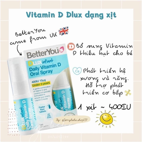 Better You VitaminD 400iu infant