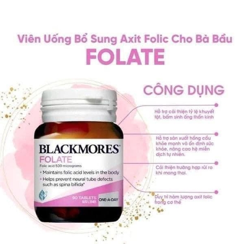 Blackmore Folate Bổ sung acid folic 90v
