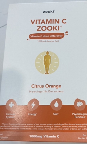 Zooki vitamin C 1000mg gói