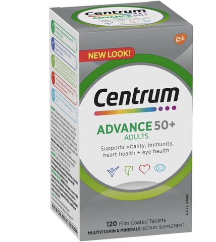 Centrum advance 50+ adult 100v