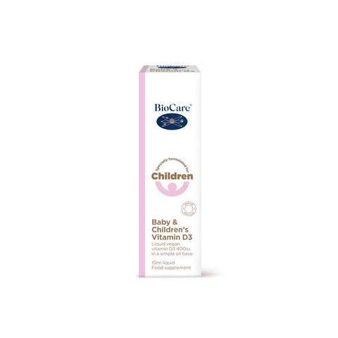 Biocare Vitamin dạng giọt Baby&Children's Vitamin D3 400 iu (15ml)