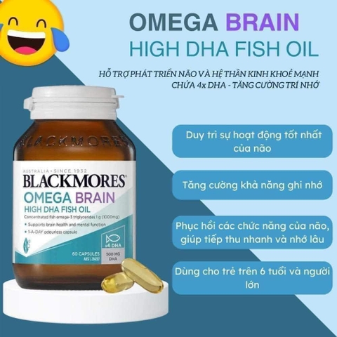 Blackmore Omega brain high DHA