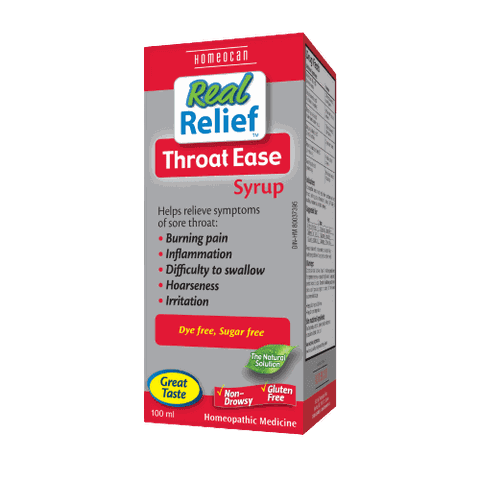 Siro ho cho người lớn Homeocan Real Relief Throat Ease Syrup (100ml)