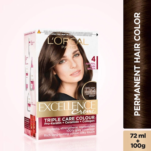 Thuốc nhuộm tóc Loreal số 4 - Nâu đậm