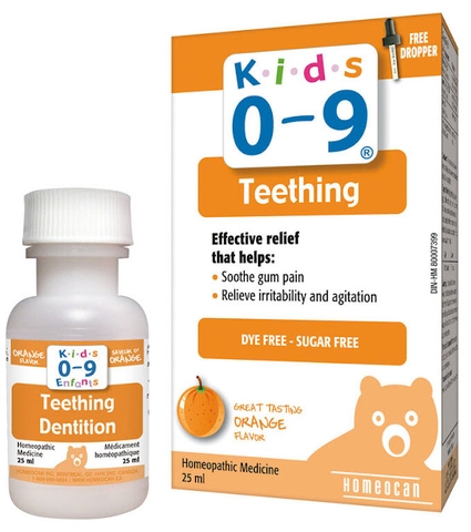 Siro Kids 0-9 Teething giảm đau răng cho trẻ 0-9 tuổi (25ml)
