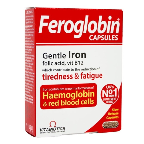 Viên uống bổ sung sắt Feroglobin (30 viên)