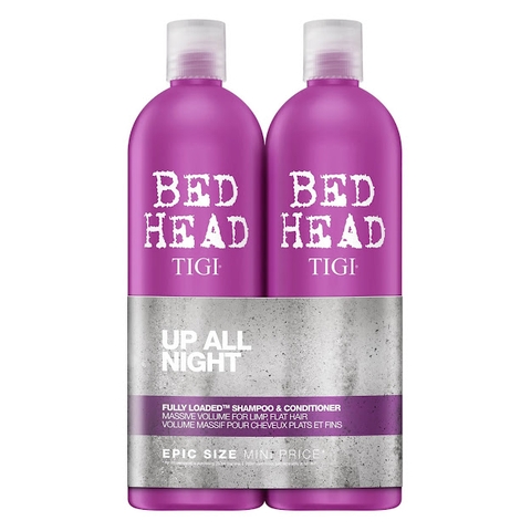 Cặp gội xả Bed Head Tigi tím dành cho tóc khô xơ, gãy rụng (750ml)