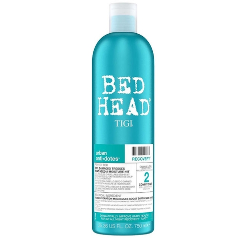 Dầu xả Bed Head Tigi màu xanh phục hồi tóc (750ml)