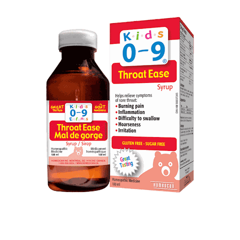 Siro giảm đau họng cho trẻ 0-9 tuổi Kids 0 - 9 Throat Ease (100ml)