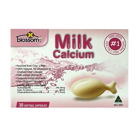 Canxi sữa cho bé Blossom Milk Calcium (30 viên)
