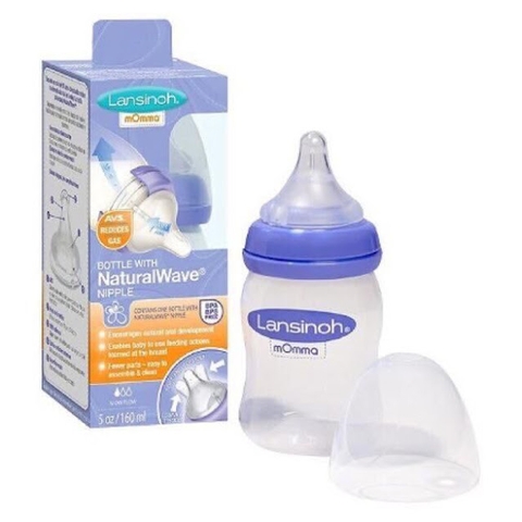 Bình sữa Lansinoh mOmma Feeding Bottle 160ml