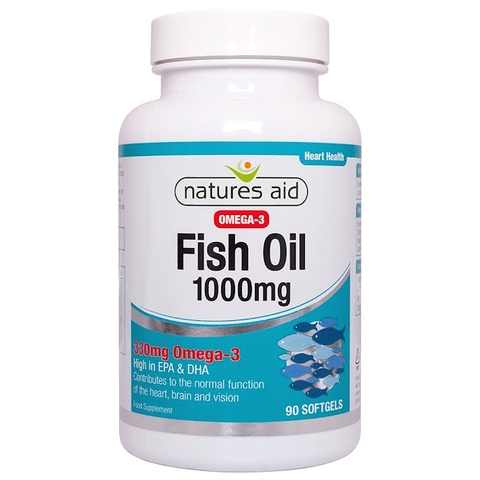 Dầu cá Natures Aid Fish Oil (90 viên)