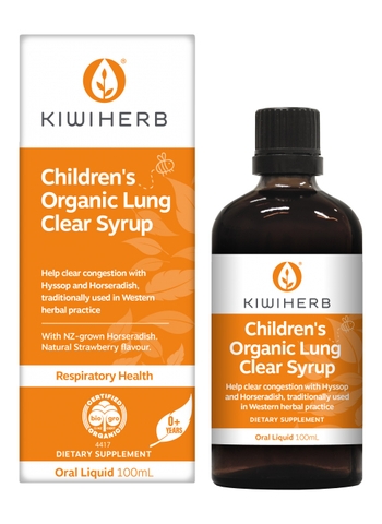 Kiwiherb Siro Children’s Organic Lung Clear Syrup