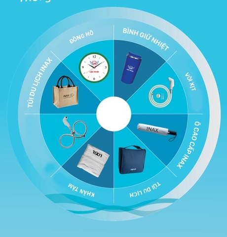 Vòng quay may mắn cùng INAX