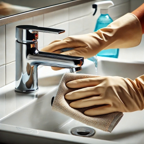 Hướng Dẫn Vệ Sinh Sen Vòi Đồng Thau Mạ Crom Niken (Sen Tắm, Vòi Lavabo, Phụ Kiện)