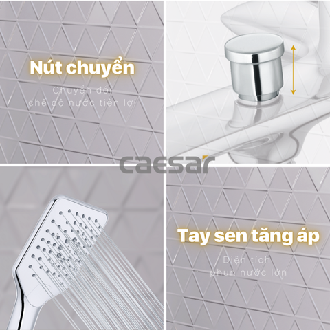 Vòi sen tắm nóng lạnh Caesar S773C