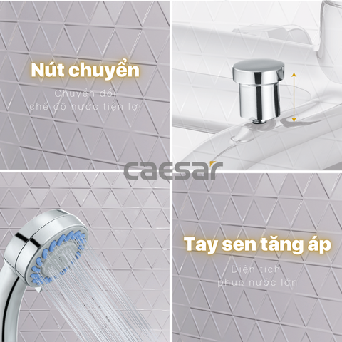 Vòi sen tắm nóng lạnh Caesar S173C