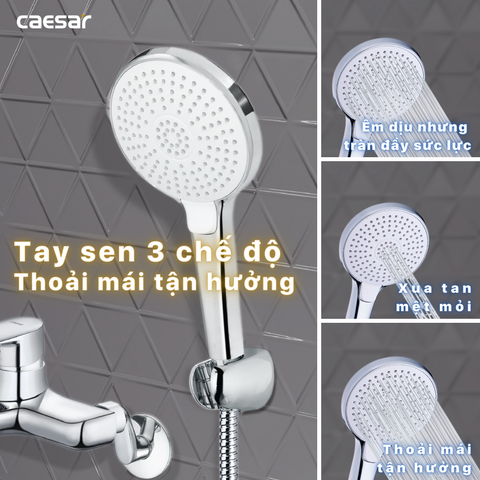 Vòi sen tắm nóng lạnh Caesar S733C