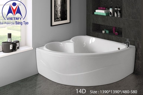 Bồn tắm góc Việt Mỹ 14D dài 1m39