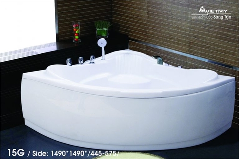 Bồn tắm góc Việt Mỹ 15G dài 1m49