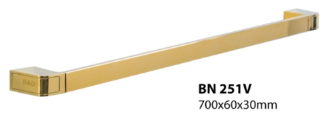 Thanh treo khăn Inox Bao BN251V mạ vàng - Phụ kiện nhà vệ sinh, nhà tắm