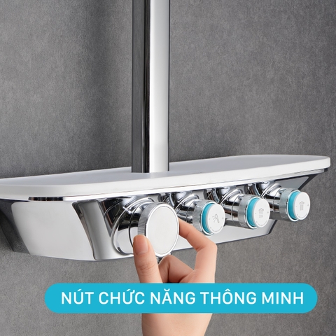 Cây sen tắm đứng nóng lạnh Inax BFV-655T tự động (BFV655S)