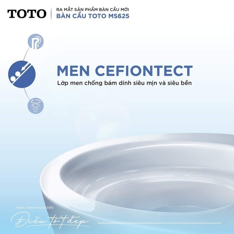 Bồn cầu 1 khối TOTO MS625DT2#XW nắp êm