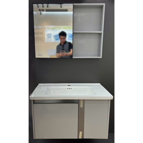 Bộ Lavabo tủ Caro CA-002 ngang 80cm