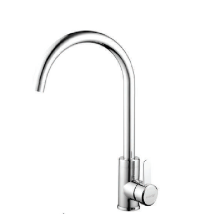 Vòi chậu rửa chén Luxta L-3219S nóng lạnh Inox Bóng
