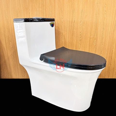 Bồn cầu 1 khối Capila CPL117 nắp đen