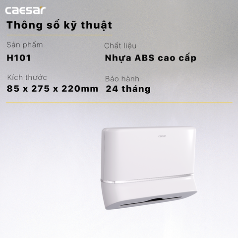 Hộp đựng giấy vệ sinh Caesar H101