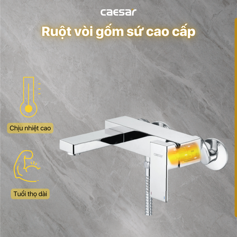 Vòi sen tắm nóng lạnh Caesar S843C