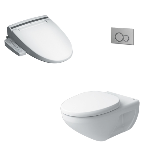 Bồn cầu treo tường INAX AC-23P nắp rửa CW-KB22AVN