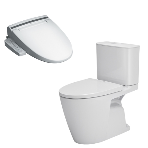 Bồn cầu 2 khối INAX AC-602 nắp rửa điện tử CW-KB22AVN