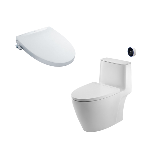 Bồn cầu 1 khối INAX ACT-902 xả cảm ứng nắp rửa CW-S32VN