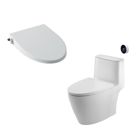 Bồn cầu 1 khối INAX ACT-902 xả cảm ứng nắp rửa CW-S15VN