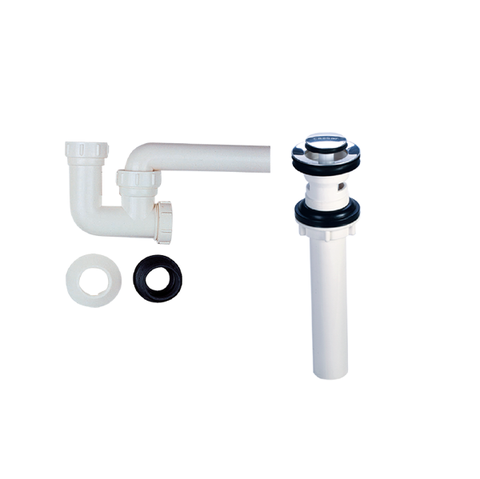 Bộ xả nhấn lavabo chậu rửa mặt Caesar BF605 nhựa