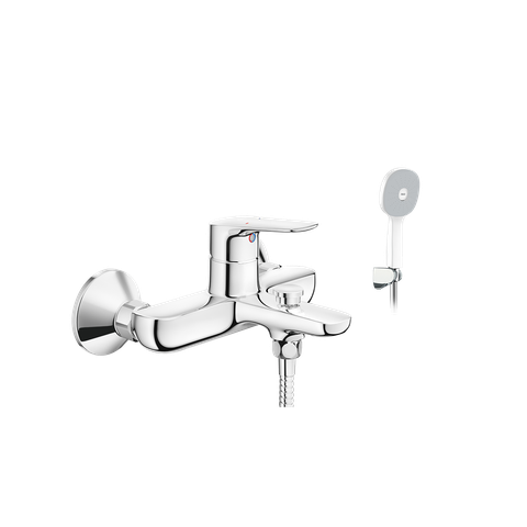 Vòi sen tắm nóng lạnh INAX BFV-1403S-7C tay sen tăng áp nhựa (BFV1403S-7C)