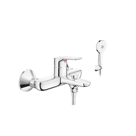 Vòi sen tắm nóng lạnh INAX BFV-1403S-8C tay sen tăng áp si (BFV1403S-8C)