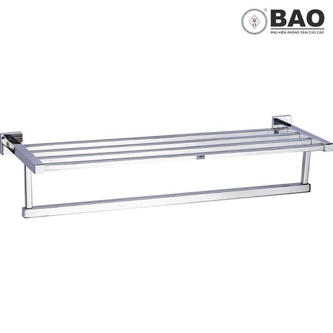 Thanh treo khăn Inox Bao BNV08 - Phụ kiện nhà vệ sinh, nhà tắm