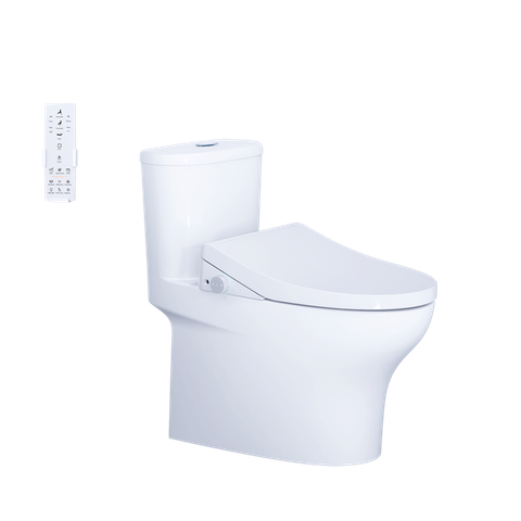 Bồn cầu 1 khối C1394F nắp rửa điện tử TAF512H