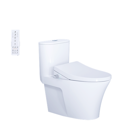 Bồn cầu 1 khối C1395F nắp rửa điện tử TAF512H