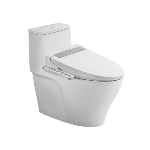 Bồn cầu 1 khối INAX AC-989 nắp rửa điện tử CW-H20VN