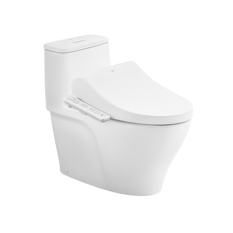 Bồn cầu 1 khối INAX AC-989 nắp rửa điện tử CW-H18VN