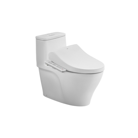 Bồn cầu 1 khối INAX AC-989 nắp rửa điện tử CW-H17VN